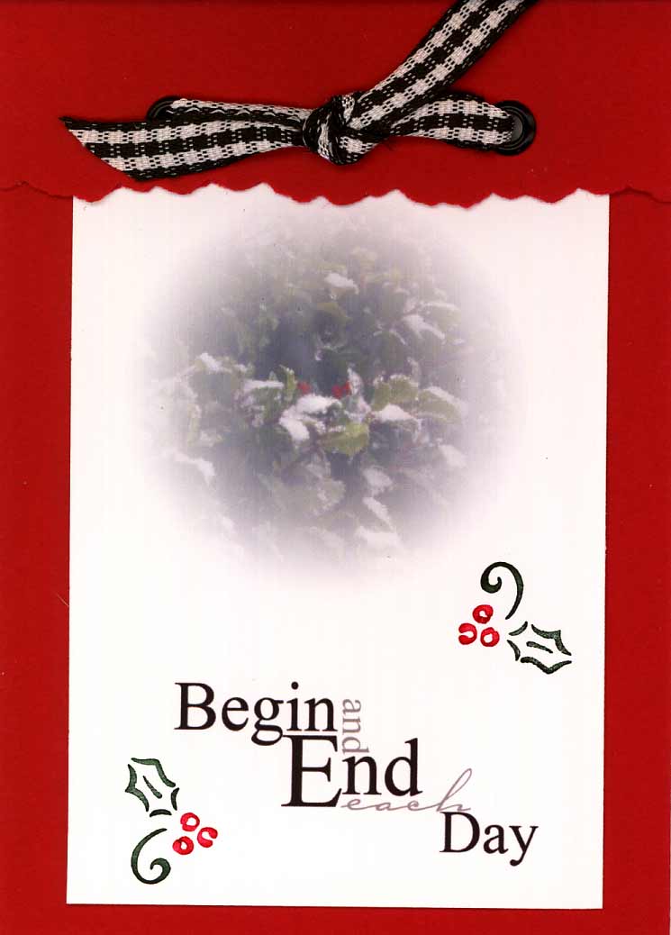 Beging and End - Holly