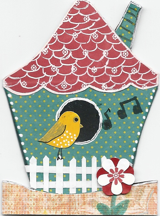 Birdhouse Shaped ATC