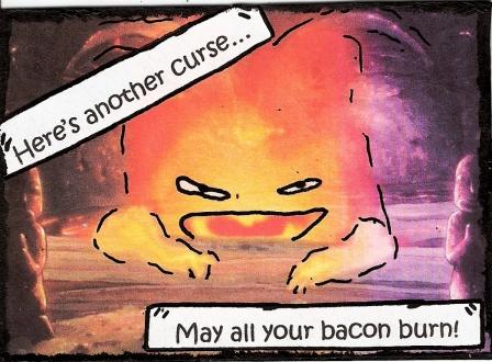 Calcifer/Bacon burn