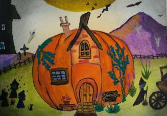 Carved Pumpkin Swap Cards