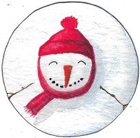 Christmas Coin Snowman