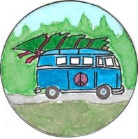 Christmas Coin VW Van