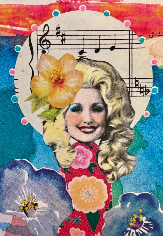 Dolly Among the Flowers