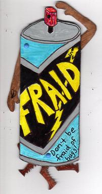 Don't Be Fraid of Bugs for Altered Paper Doll Swap