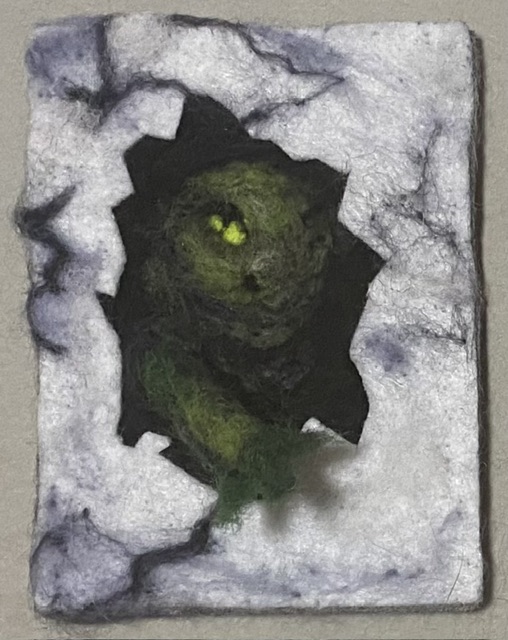 Dry felting