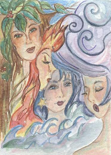 Earth, Wind, Fire and Water