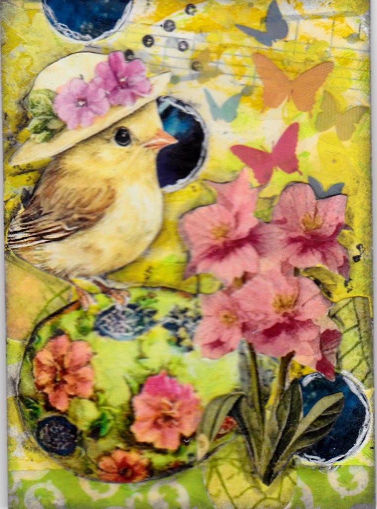 Easter 02 chick with pink flowers.jpg