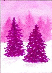 Eighth Color Cube #037 Trees