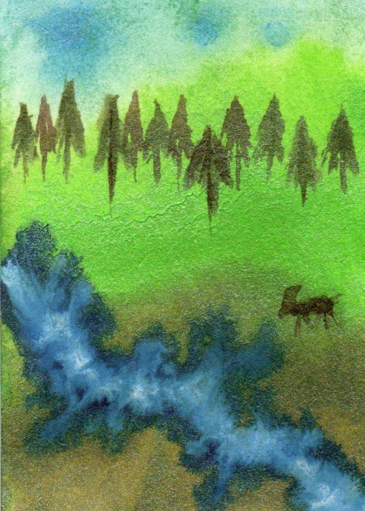 Exploration of Acrylic Inks 6/7