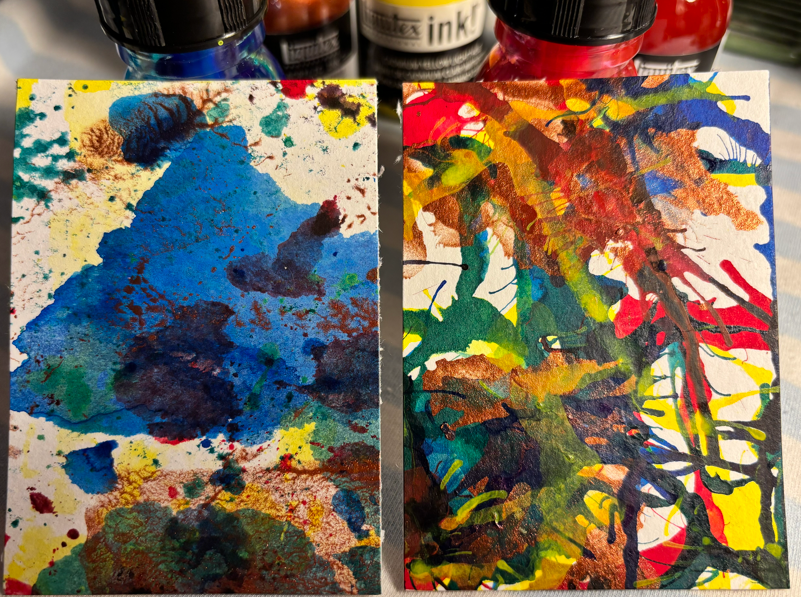 Exploration of Acrylic Inks