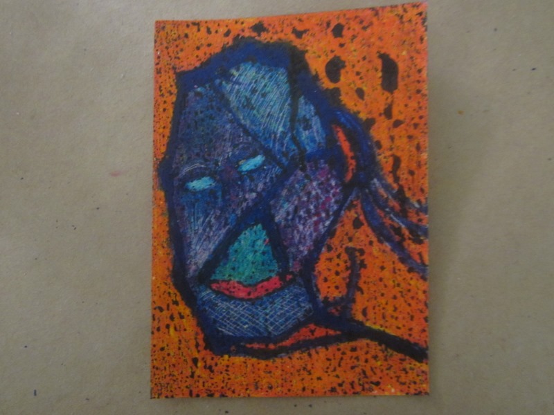 Faces with Wax and Ink