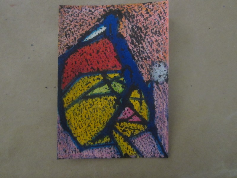 Faces with Wax and Ink