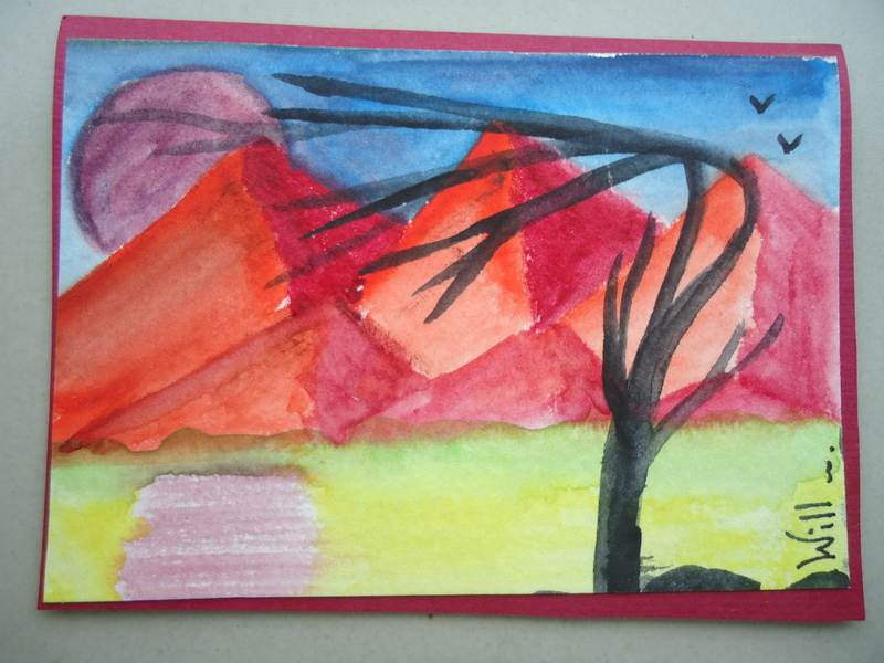 False color landscape