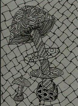 For Jewels' Zentangle Mushrooms and Toadstools swap