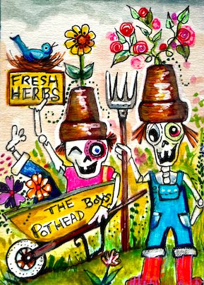 For Nanners Springtime Skeleton Swap