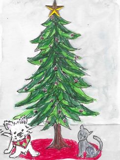 For Suzi's "Oh Christmas Tree..." swap