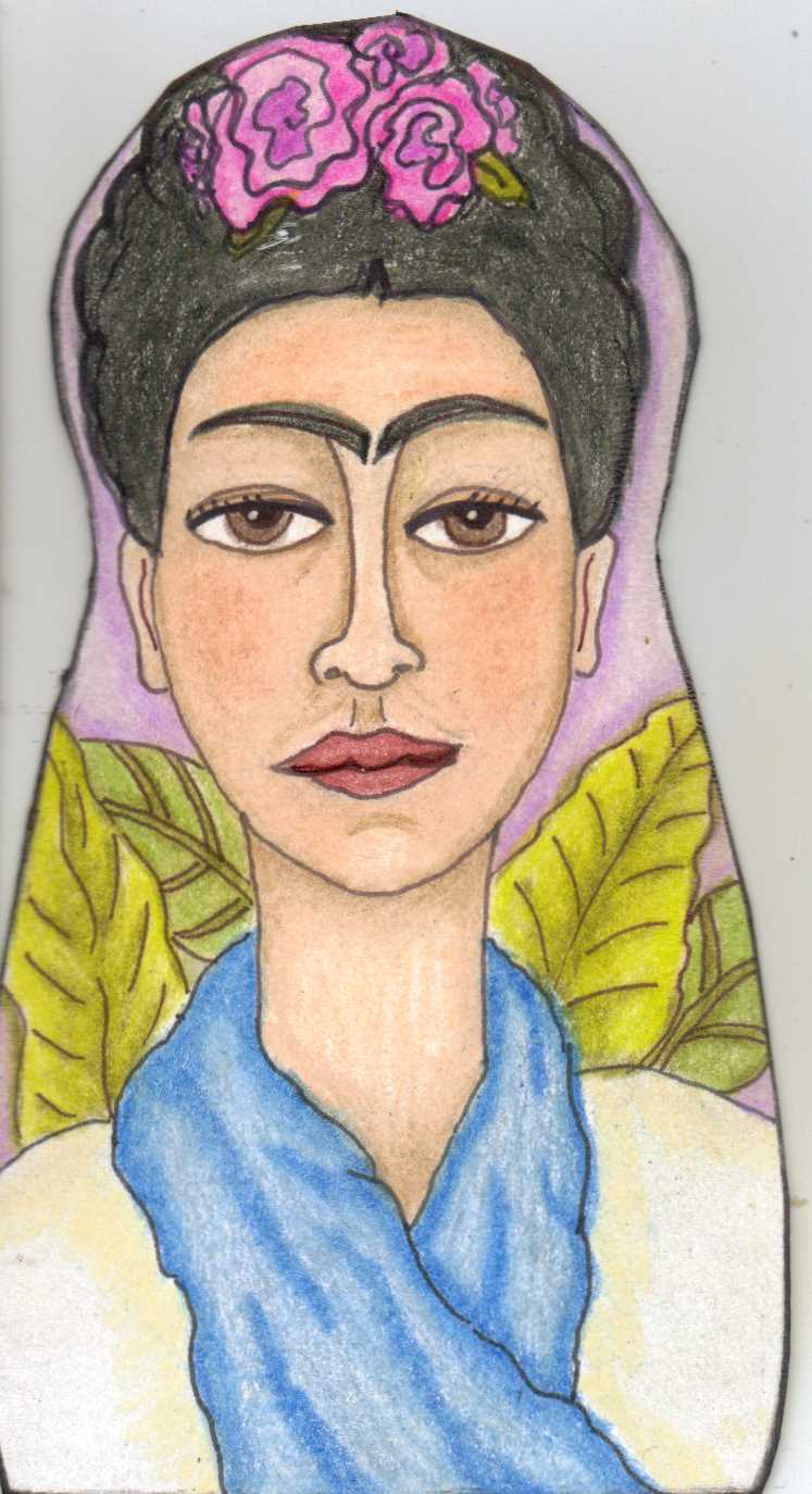 Frida art doll for Mikesatc