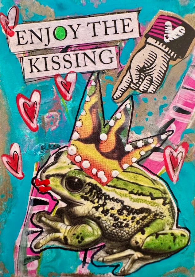 Frog Prince Enjoys The Kissing