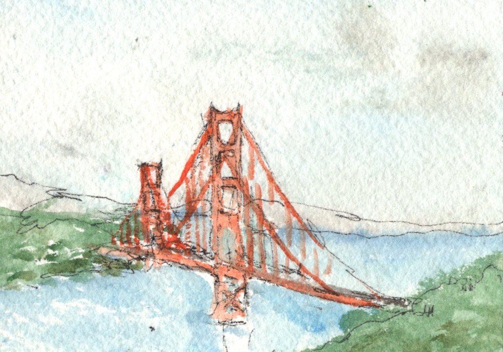 From California (Golden Gate Bridge)