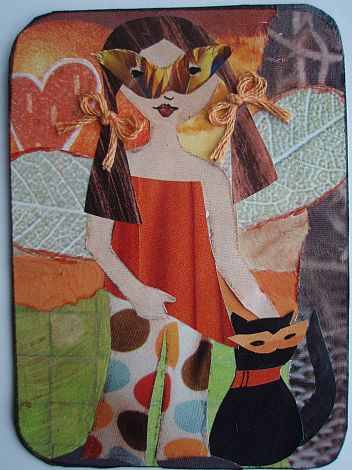 Funky Fairy and Kitty Ready for Halloween