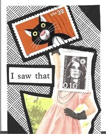 "Gossip" Postage Stamp People 3 Swap