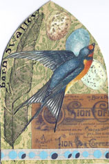 Gothic arches - birds