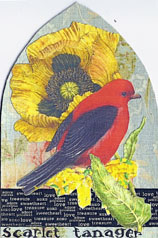 Gothic arches - birds