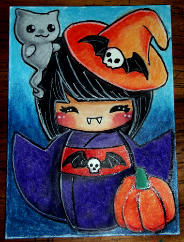 Halloween Kokeshi 2