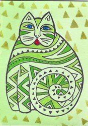 HC athon Mood Cat-Green