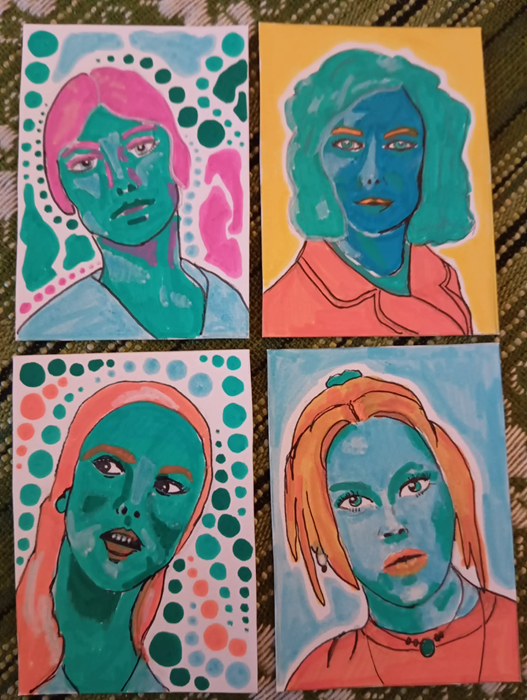 HD/HP women's faces