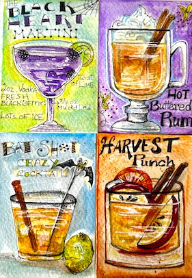 Holiday Spirits ATC Swap