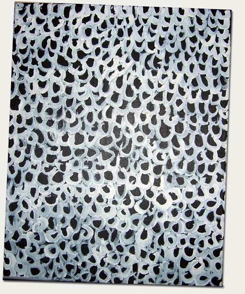 Infinity Net: in the style of Yayoi Kusama