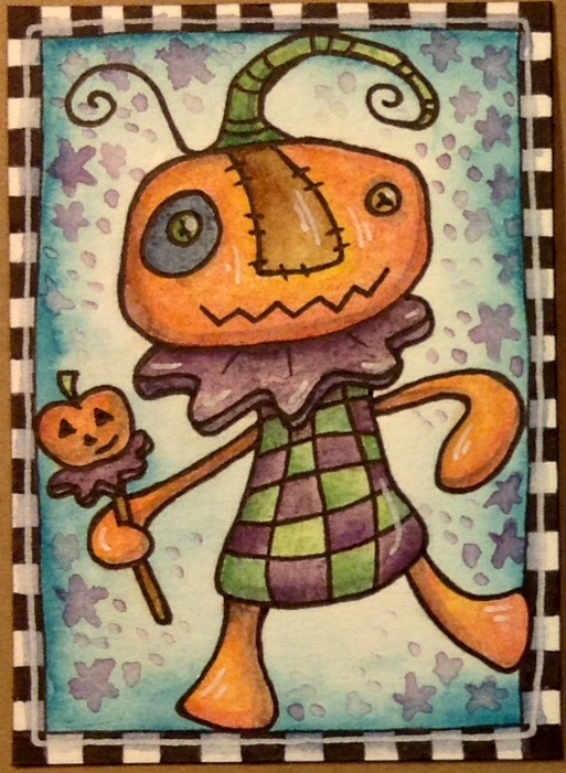 Junker-Jane Style Halloween Character ATCs