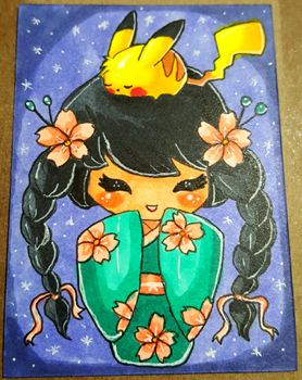 Kokeshi Doll Swap