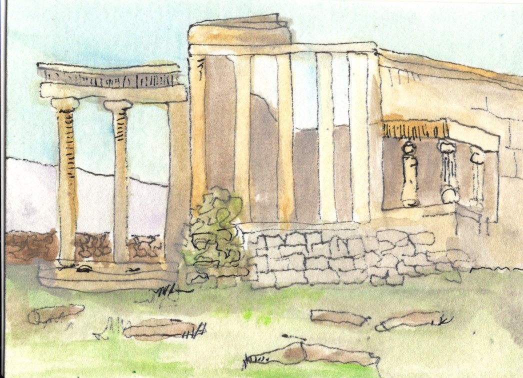 Let's Go Digging:  Erechtheion at Acropolis,Athens, Greece