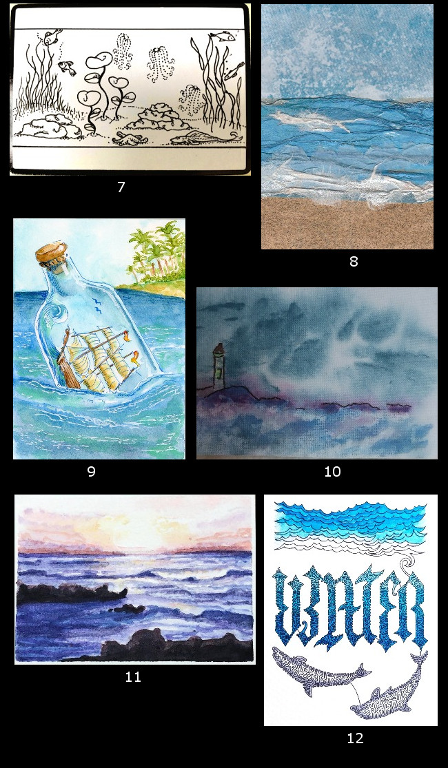 March 2018 ATC Contest~Waterscapes