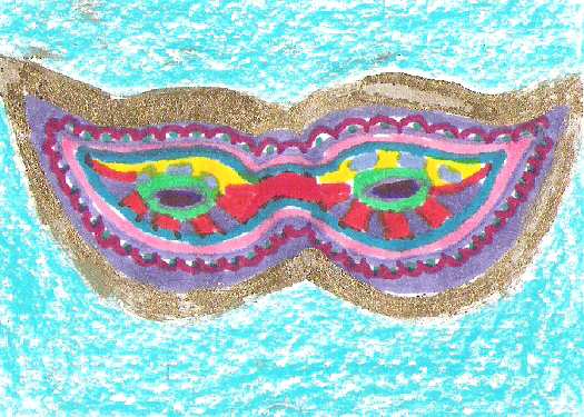 mardi graz mask