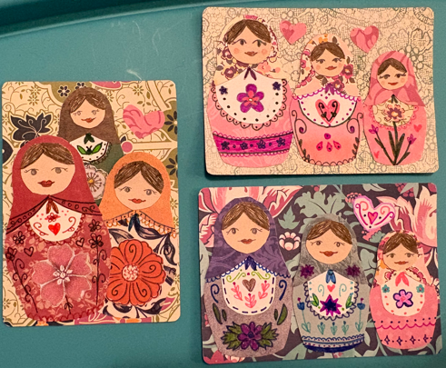 Matryoshka Dolls Swap Cards