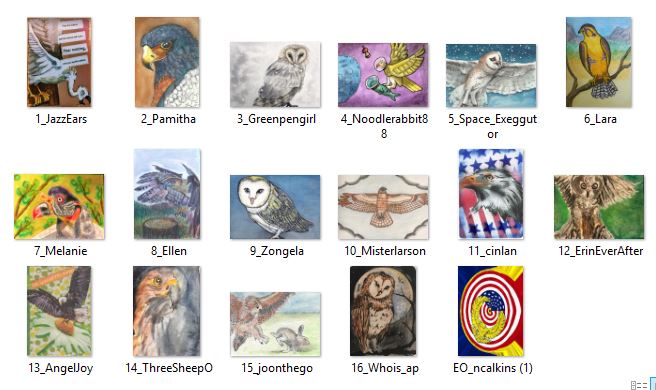 May 2018 ATC Contest - Birds of Prey
