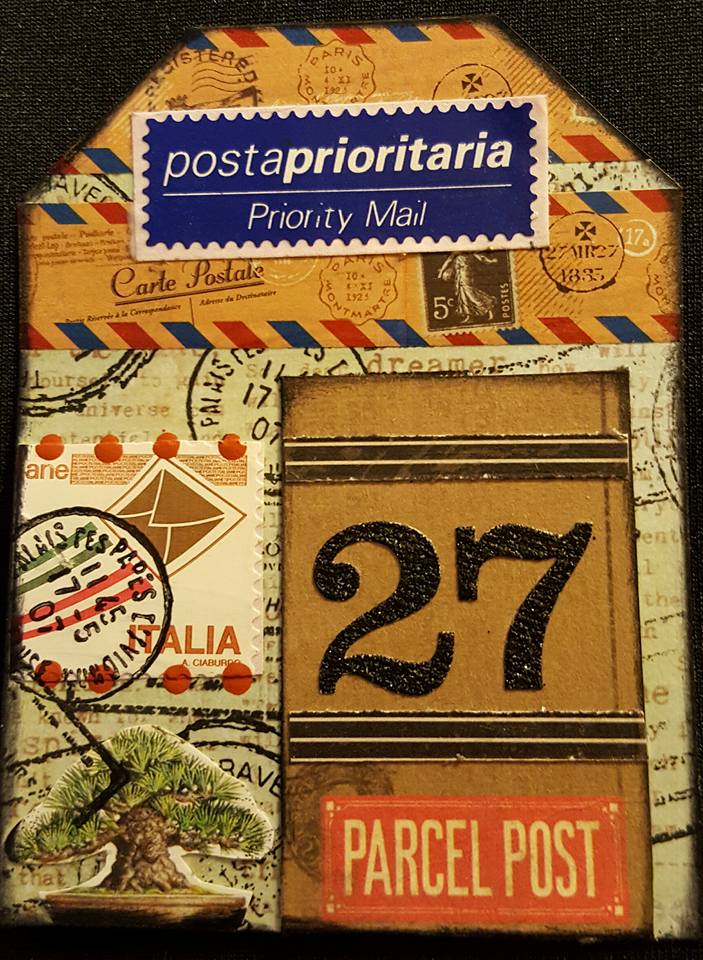 MMH house shaped atc...Post Office