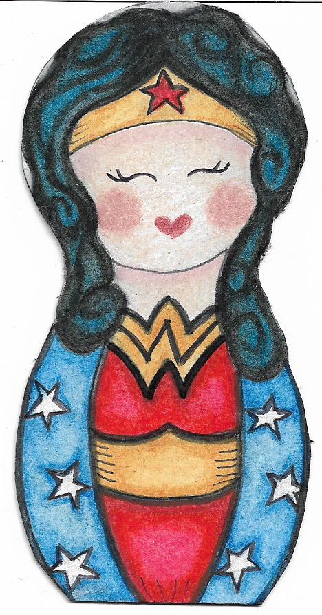 MMH Kokeshi Doll Wonder Woman