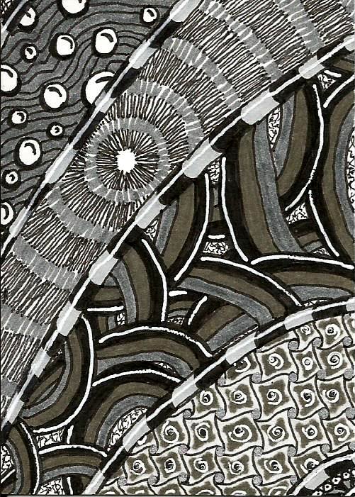 Monochrome Zentrangle