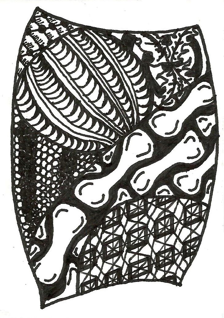My 1st Zentangle