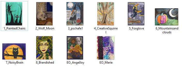 October ATC Contest Entries: HALLOWEEN