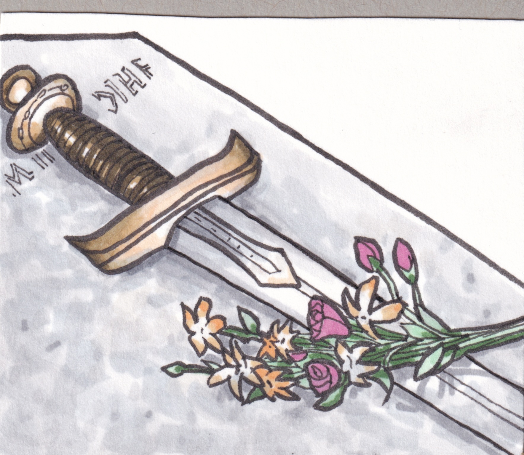 Orcrist on the tomb.jpeg