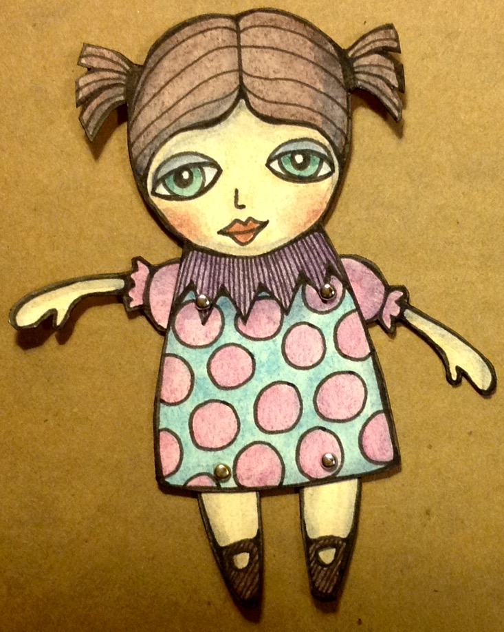 Paper Odd Dolls ATCs