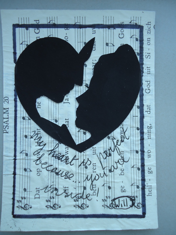 Papercut heart