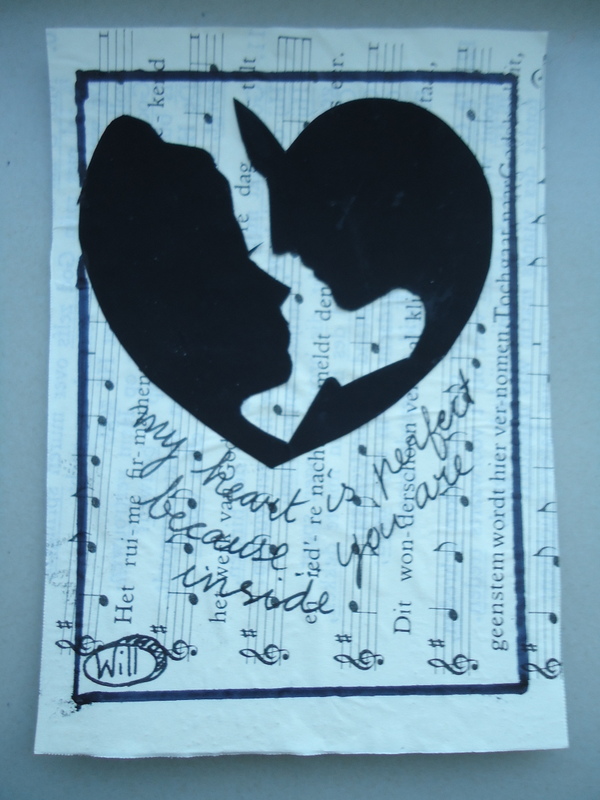 Papercut heart