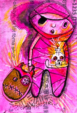 Pinky The Mummy - Halloween Challenge athon