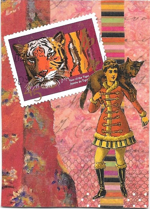 Postage Stamp ATCs Swap - Cats